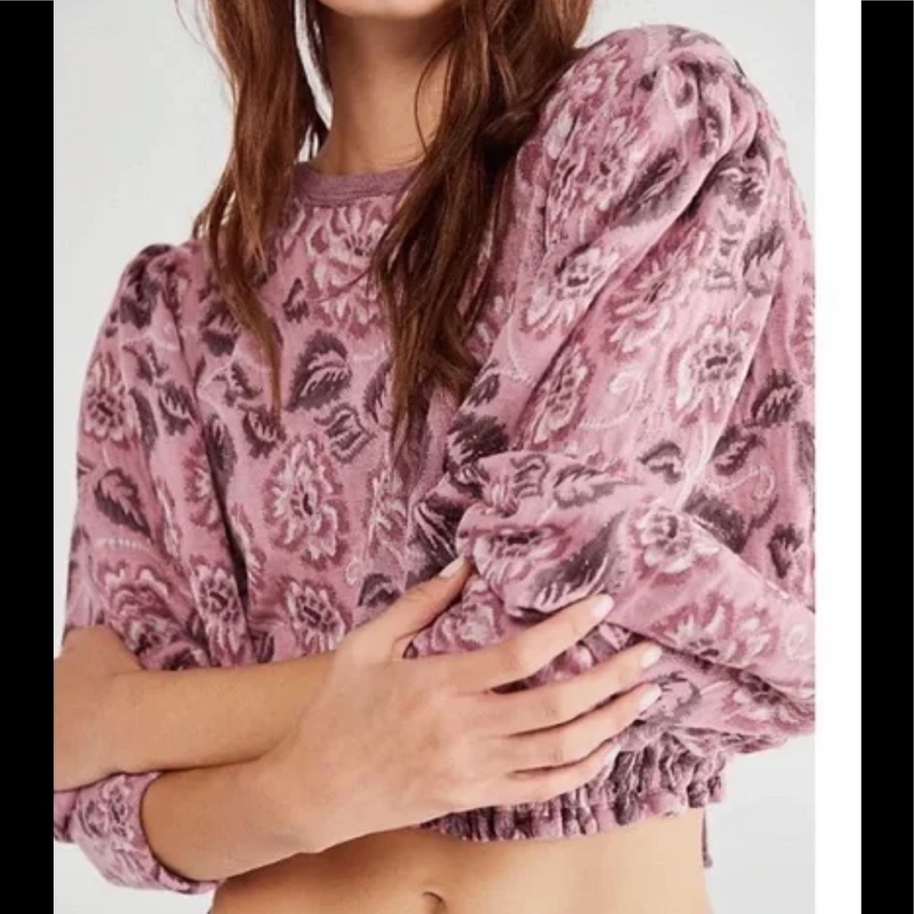 NWT FREE PEOPLE NO ORDINARY TOP, PINK, XL